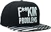 Letter Fuckin Problems Black Snapback Cap Hat for Men and Women Baseball Cap