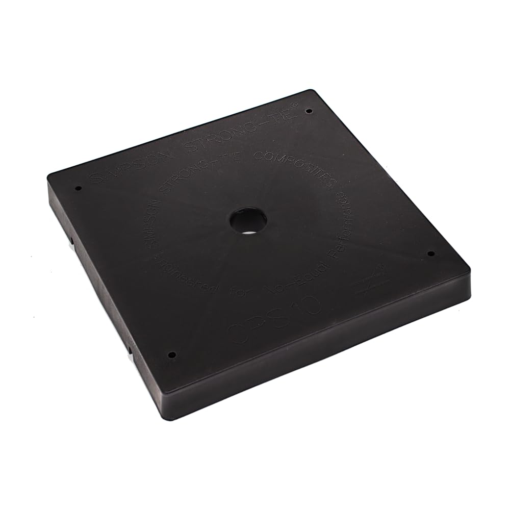 Simpson Strong-Tie CPS10 CPS Composite Plastic Standoff for 10x10 (Pack of 10)