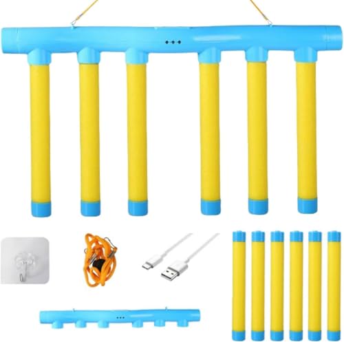 Reflex Sticks Challenge Game, Hand Eye Coordination Training Toy, Rebounce Game with 3 Adjustable Speed Modes for All Ages, Ideal for Home, Office & Team Activities (Hell Blue)