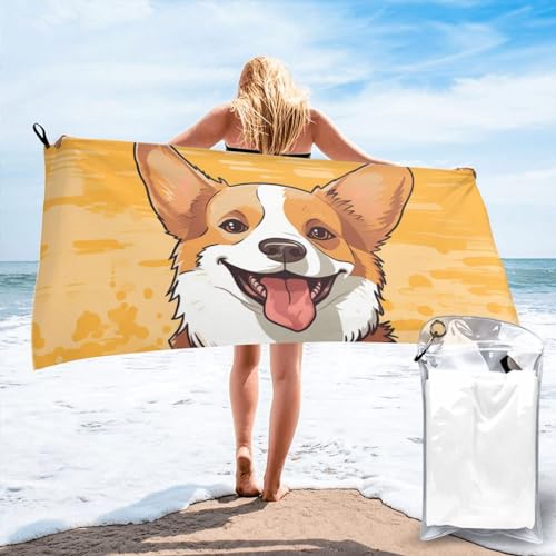 Serviette de plage en microfibre anti-sable pour ne plus ramener de sable chez vous