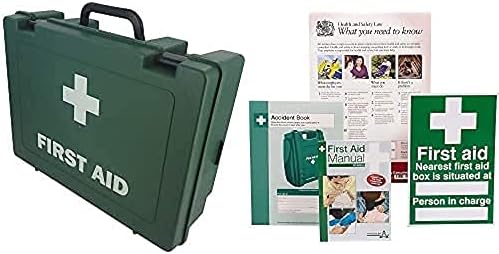 Safety First Aid K3170MD Economy Catering Kitchen First Aid Kit, Medium Fully-Stocked 11-20 Persons British Standard