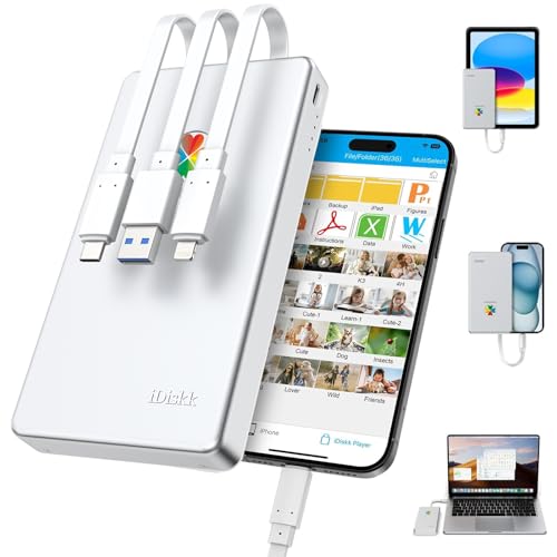 Amazon | 【Apple mfi認証済 2048GB iPhone16対応】iDiskk iPhone外