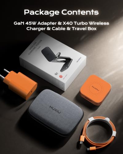 KU XIU X40 Turbo Cargador Inalámbrico Qi2.2 25W 3 en 1 ...