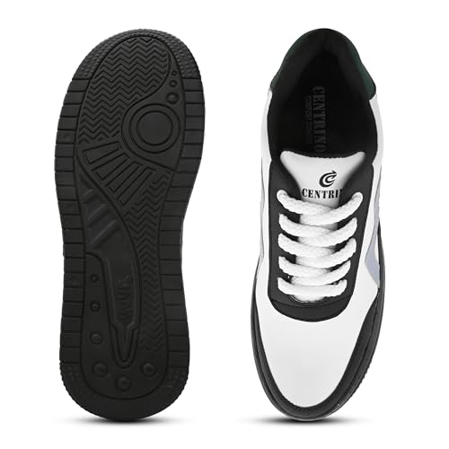 Image of Centrino Gym Casual Sneakers for Man | Shoes for Men Stylish | Lightweight Lace-Up Canvas Walking Shoes | Cushioned Insole | Breathable Comfortable | Anti-Skid Sole | Mens Sports Sneaker Shoes Daily (9537)