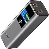 TOZO PB5 Portable Power Bank, 27,000mAh 3-Port Portable Charger with 140W Output, Smart Digital Display, Fast Charging Power Bank Compatible with iPhone 16/15/14/13 Series, Samsung, MacBook, AirPods