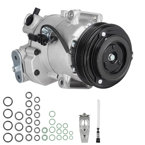 ILONPA New AC Air Conditioning Compressor with Clutch and Component Kit for Chevrolet Cruze 2012-2015 1.4L 1.4 for Chevy Cruze Limited 2016-2016 1.4L (Turbocharged Only) for KT5175
