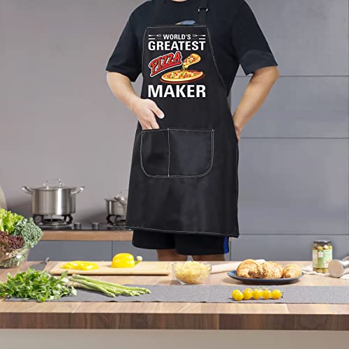WZMPA Pizza Lover Adjustable Apron With Pocket Pizza Chef Gifts World's Greatest Pizza Maker Apron for Men Women Pizza Maker Apron - Image 4
