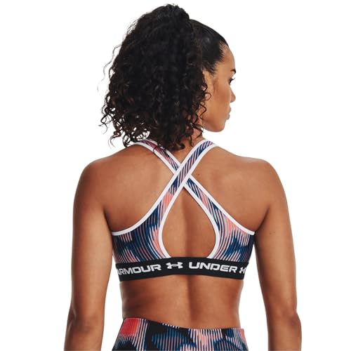 Image of Under Armour Cross-Back Mid Impact Bra