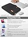 DOMISO Laptoptasche Laptop Tasche Hülle Notebook Sleeve Case Bag Schutzhülle Kompatibel mit 15 zoll MacBook Air M4 M3 M2,MacBook Pro,14-15 zoll HP Dell ASUS Lenovo,Laptophülle Damen mit Griff,Schwarz