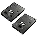 ICY DOCK Light Weight 2.5" to 3.5" SATA (22pin) HDD & SSD Converter / Mounting Kit for Internal 3.5" Drive Bay | EZConvert Lite MB882SP-1S-2B Dual (Two Units)