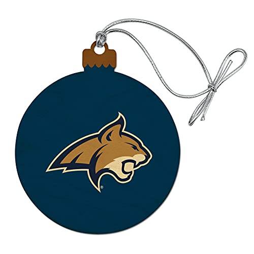 GRAPHICS & MORE Montana State University Primary Logo Wood Christmas Tree Holiday Ornament