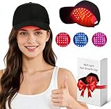 Uvsicsve Laser Hair Growth Cap, FDA Cleared 650nm LLLT Red Light Therapy – Alternative for Targeted Hairline & Thinning Crown, Scalp Care Device, Rechargeable for Men & Women - Black