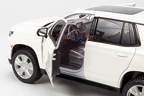 Modelo Diecast 2021 Tahoe escala 1:26 Blanco miniatura 4