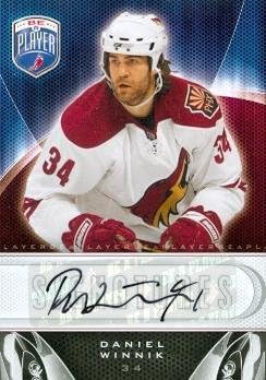 Daniel Winnik Autographed Hockey Card Phoenix Coyotes 2010 Upper Deck Be A Players No.S-DW