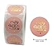 N’icePackaging – 500 Qty – 1 inch – Peach w/Gold Print - Pretty Things Inside Stickers/Sealers – Self-Adhesive – for Decoration/Gifts/Parties/Envelopes/Wrapping/Cards