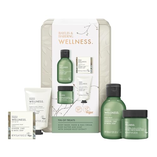 Image of Baylis & Harding Wellness Ladies Tin of Treats Gift Set 1 Pack