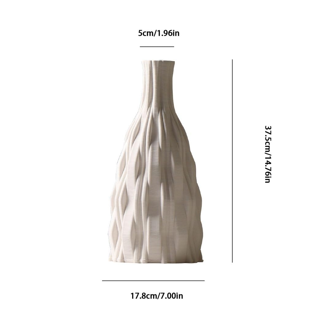 Vasen Wohndeko Wohnzimmer Keramik Vase Blumenarrangement Behälter Einfachheit Büro Getrocknete Blumenvasen Home Ornamente(B)