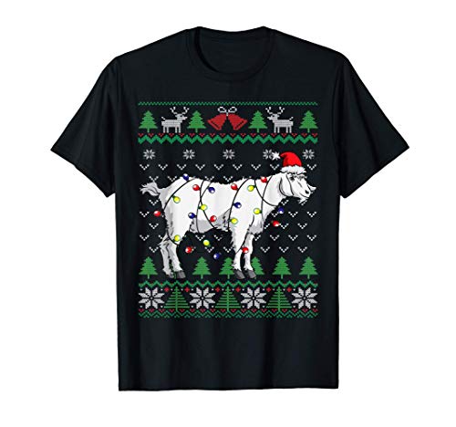 Cabra de Navidad Goat Christmas Camiseta