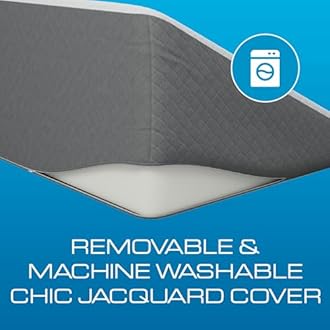 Kolbs Bed Wedge Pillow Chic Jacquard Cover for Sleeping and Acid Reflux, Heartburn (Standard Width 7.5" Height)