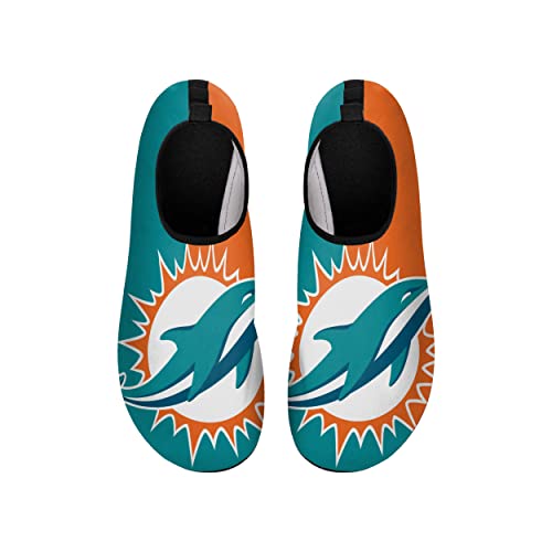 Image of FOCO NFL Mens Nflteam Logo Barefoot Beach Pool Quick-Dry Aqua Yoga Water Shoes