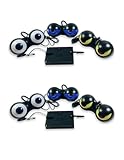 Peep N' Peepers Flashing Eyes Halloween Lights with Automatic Timer (2 Sets)