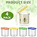 Halloscume 4 Pcs Insect Bug Viewer for Kids Magnifying Insect Box Bug Catcher Magnifier Container Critter Collection Kit Insect Cage Jar for Children Science Nature Exploration Tool