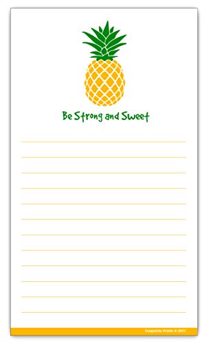 Colorful Pineapple Magnetic Grocery List, Novelty Gag Gift, 4.25 ...