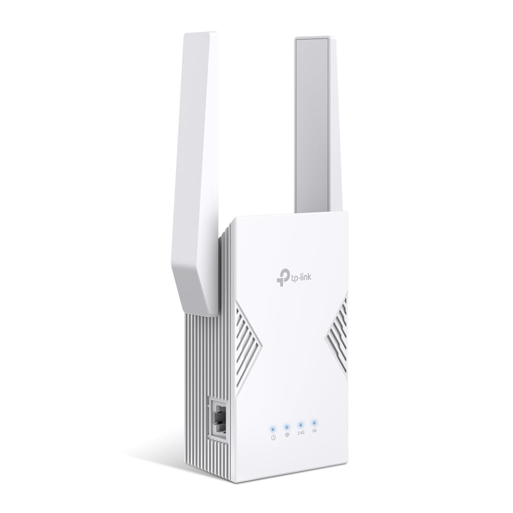 TP-Link RE225BE Dual-Band Wi-Fi 7 Verstärker Repeater, WLAN bis zu 3,6 Gbit/s, Gigabit-LAN-Port, MLO, EasyMesh, WPA3, WPS-Taste, Kompatibel mit Fritzbox