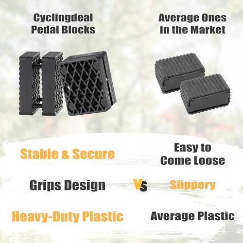 Cyclingdeal CD-KT69S 1.5 Inch Bicycle Pedal Blocks For Child & Kids Bikes thumb #4