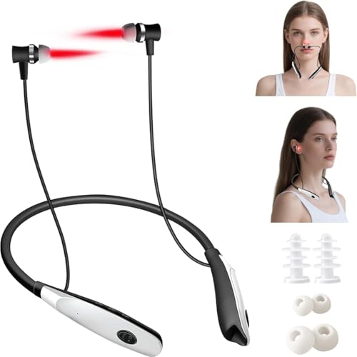 Azarton OrthobackK AurewoO - Rotlichttherapie Gerät 2-in-1 für Ohren – 650nm LED Lichttherapie zur Unterstützung von Entspannung & Wohlbefinden – Tragbares Wellnessgerät für Zuhause & Reise