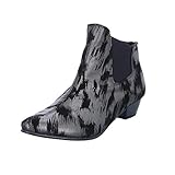 double you windisch  Double You by Dessy Damen Stiefelette Plomo Ankle Boot abstrakten Metallic Design Bronze (Starlux Plomo) Größe 41 EU