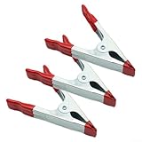 Adaptable para varios proyectos: perfectas para fijar luces o asegurar láminas de plástico, estas abrazaderas son tanto para carpinteros profesionales como para aficionados por igual.