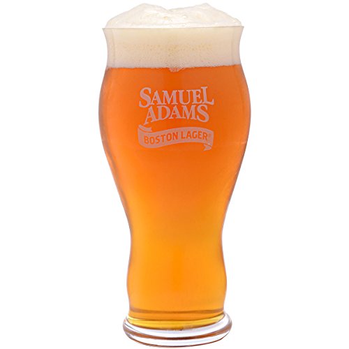 Spiegelau Classics Sam Adams Boston Lager Beer Glasses – (Clear, Set of 4)