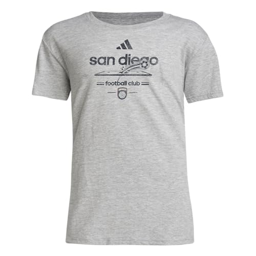 adidas Unisex-Kids San Diego FC Pre-Game Short Sleeve