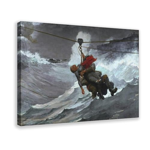 The Life Line de Winslow Homer : superbe décoration murale pour salon et bureau