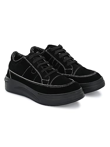 Image of EL PASO Faux Leather Casuals Sneakers Walking Shoes for Women & Girls