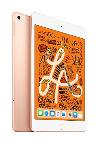 Apple iPad Mini 5 64GB 4G – Gold – Unlocked (Renewed)