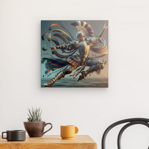 Toile murale homme dansant decoration interieure moderne tableau salon 40x40