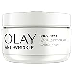 Olay Anti-Wrinkle Pro Vital Day Cream With SPF15, Helps Visibly Reduce Fine Lines & Wrinkles, For Mature Skin, 50ml