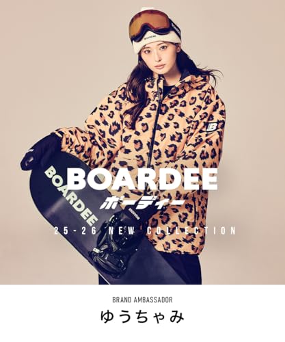 BOARDEE ゆうちゃみ スノボウェア BD25JFOT43W×BD25JFOB43W