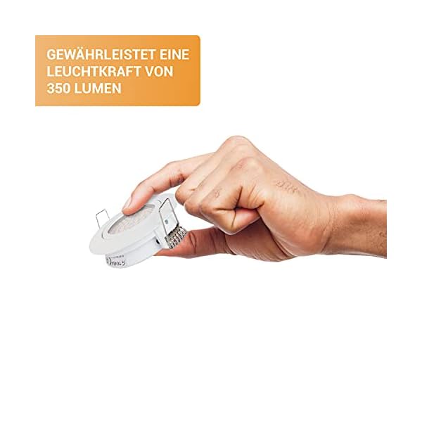 TEVEA PREMIUM LED Einbauleuchte - 230v - Schwenkbare LED Einbaustrahler - helles Licht - Deckenspot - Austauschbar… – Bild 6