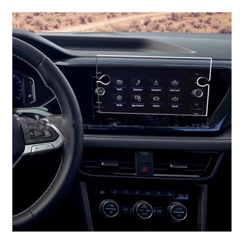 Verre trempé pour Voiture Taos 2022 : Protection d'écran Haute Résistance pour Tableau de Bord