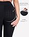 NLIICWO Butt Lifting Pads Leggings for Women with a Sculpting Hip Enhancer | 3-in-1 Tummy Control Shapewear with Pockets（Black，M）
