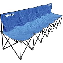 Kwik Goal 6-Seat Kwik Bench - Blue , 16" H x 108" W