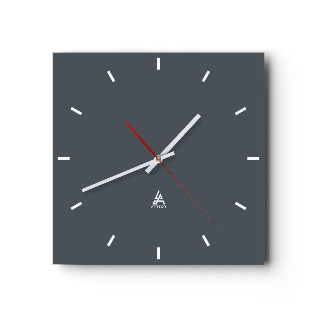 ARTTOR Horloge Décorative Moderne Carrée 40x40 cm - 3282