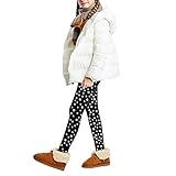 Mädchen winter warme fleece gefütterte dicke Leggings, perfekte übereinstimmung mit