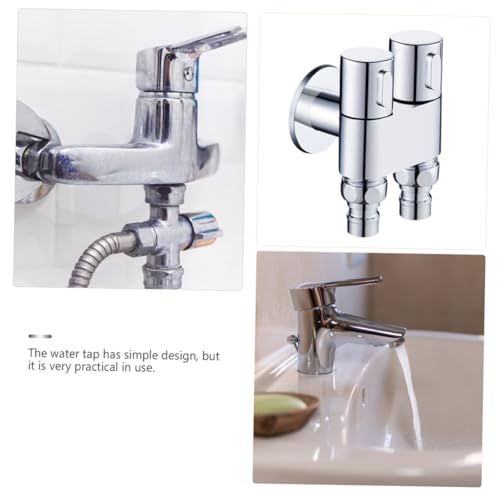 Vanne d'arrêt double commande 1/2-3/4 en acier multicouche pour plomberie - 3