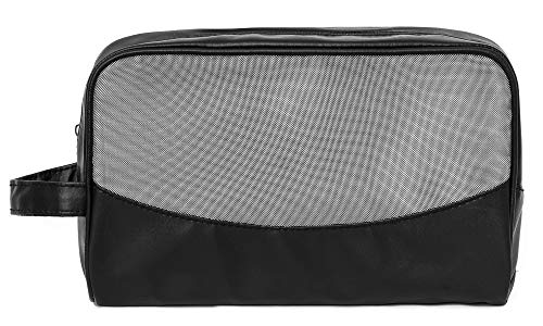 Kit Higiene e Banho Masculino para Viagem, Ricca, Preto e Cinza