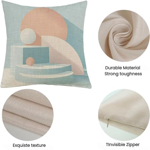 Housses de coussin de qualité supérieure en lin déperlant pour décoration extérieure chic