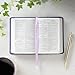 KJV Holy Bible, Mini Pocket Size, Faux Leather Red Letter Edition - Ribbon Marker, King James Version, Purple (KJV Pocket Editions)